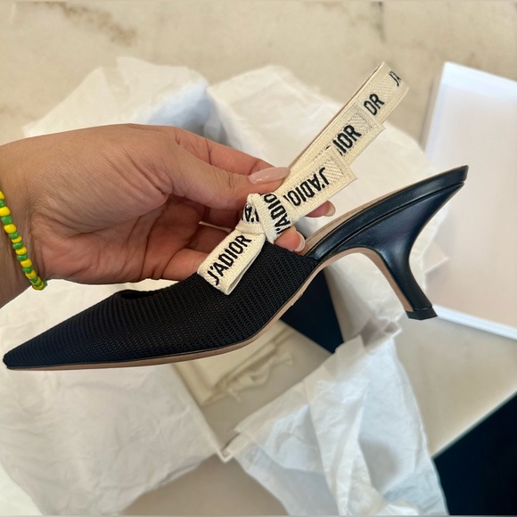 Dior J’Adior Black Slingback Pumps - Picture 10 of 14
